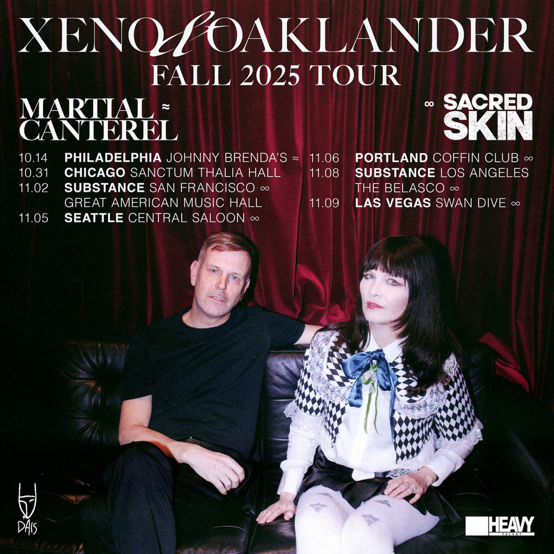 XENO & OAKLANDER FALL 2025 TOUR